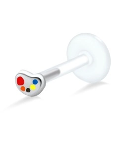 Bright Enameled labrets Push-in LA-753